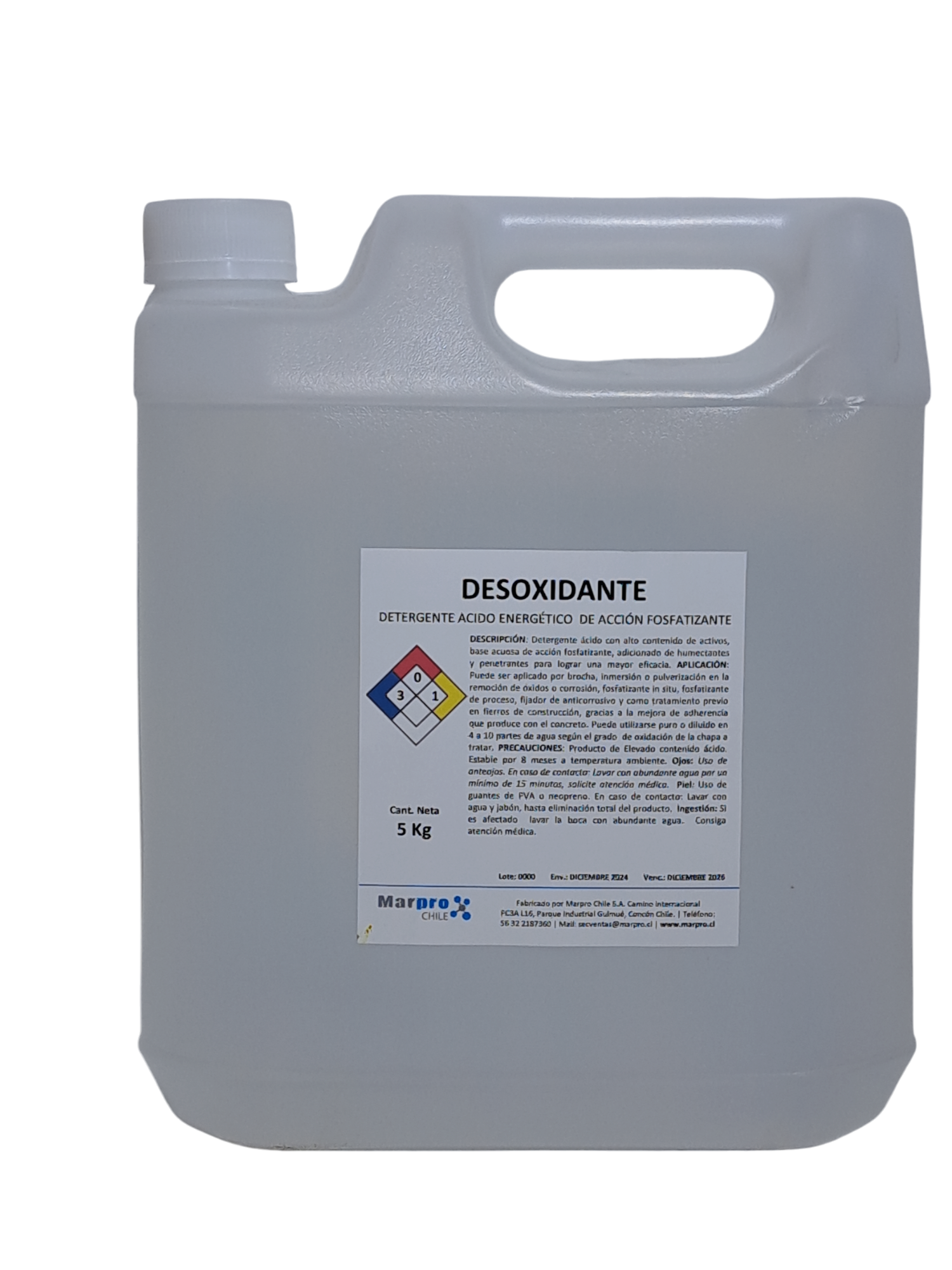 DESOXIDANTE – Tienda MARPRO Chile